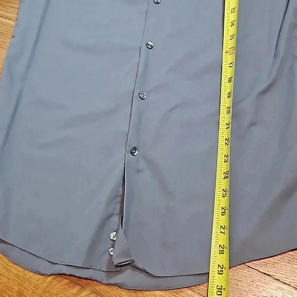 JF J. Ferrar Men's Button DownShirt Top Size M 34-35 Dress Long Sleeve - Picture 9 of 10